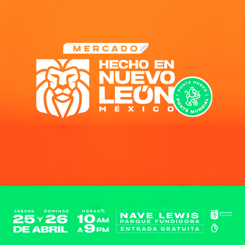 Participación de Aurigal en Hecho en Nuevo León 2026, en la Nave Lewis del Parque Fundidora, con velas aromáticas y nuevas fragancias de primavera.
