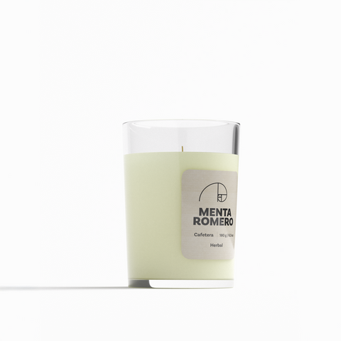 Vela Aromática - Menta con Romero