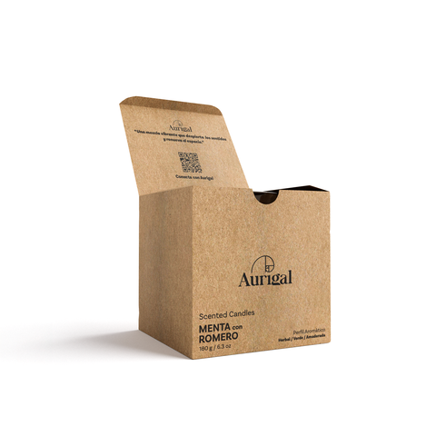 Vela Aromática - Menta con Romero