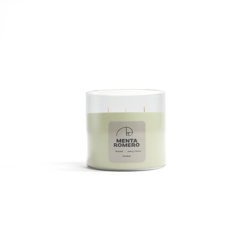 Vela Aromática - Menta con Romero