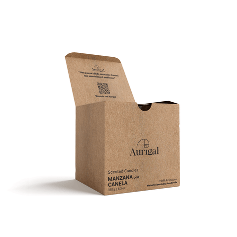 Vela Aromática - Manzana con Canela